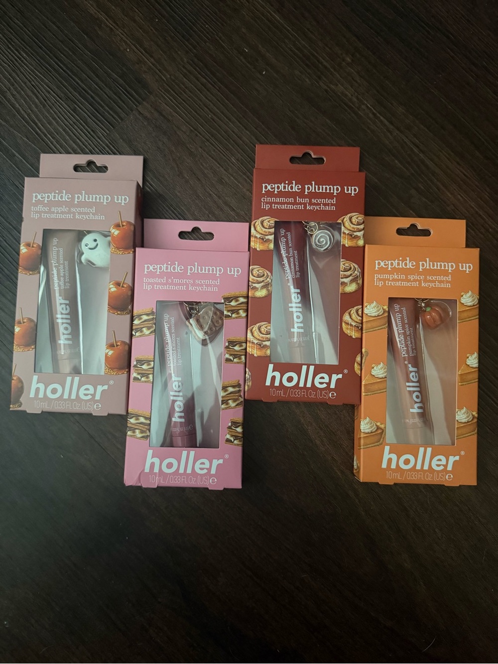 Holler Peptide Plump Up Lip Treatment Set of 4